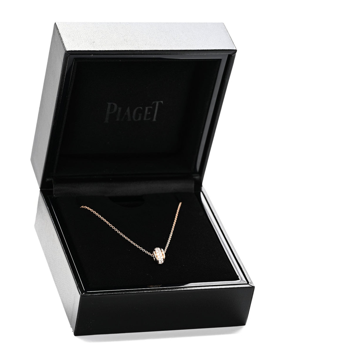 18K Rose Gold Diamond Possession Pendant Necklace