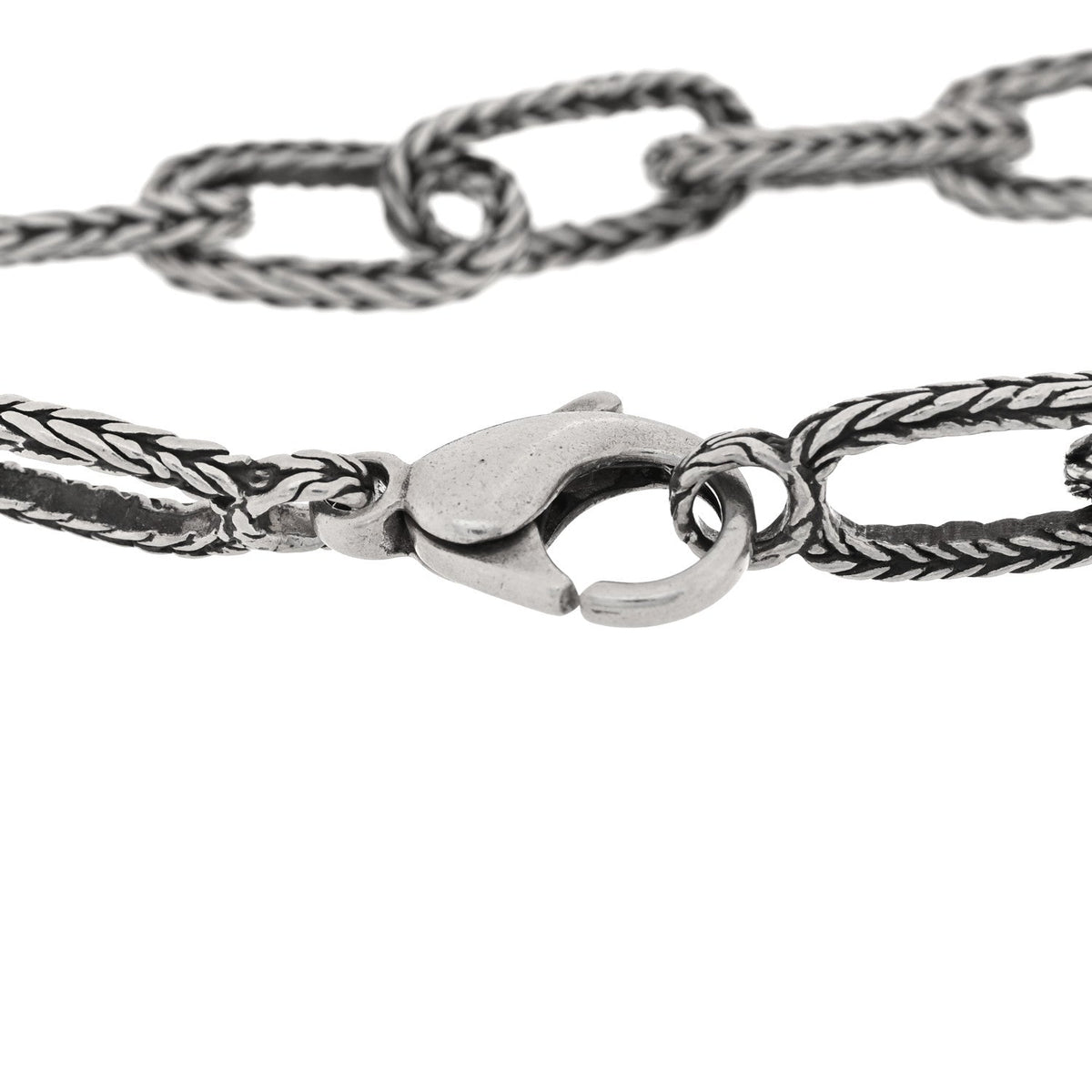 Sterling Silver 18K Yellow Gold Heart Dot Chain Bracelet