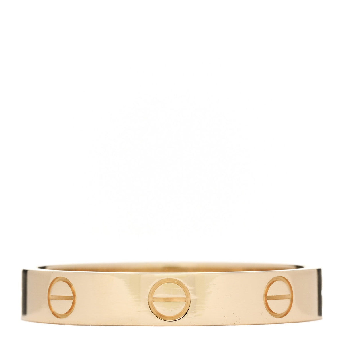 18K Yellow Gold 3.5mm LOVE Wedding Band Ring 59 8.75
