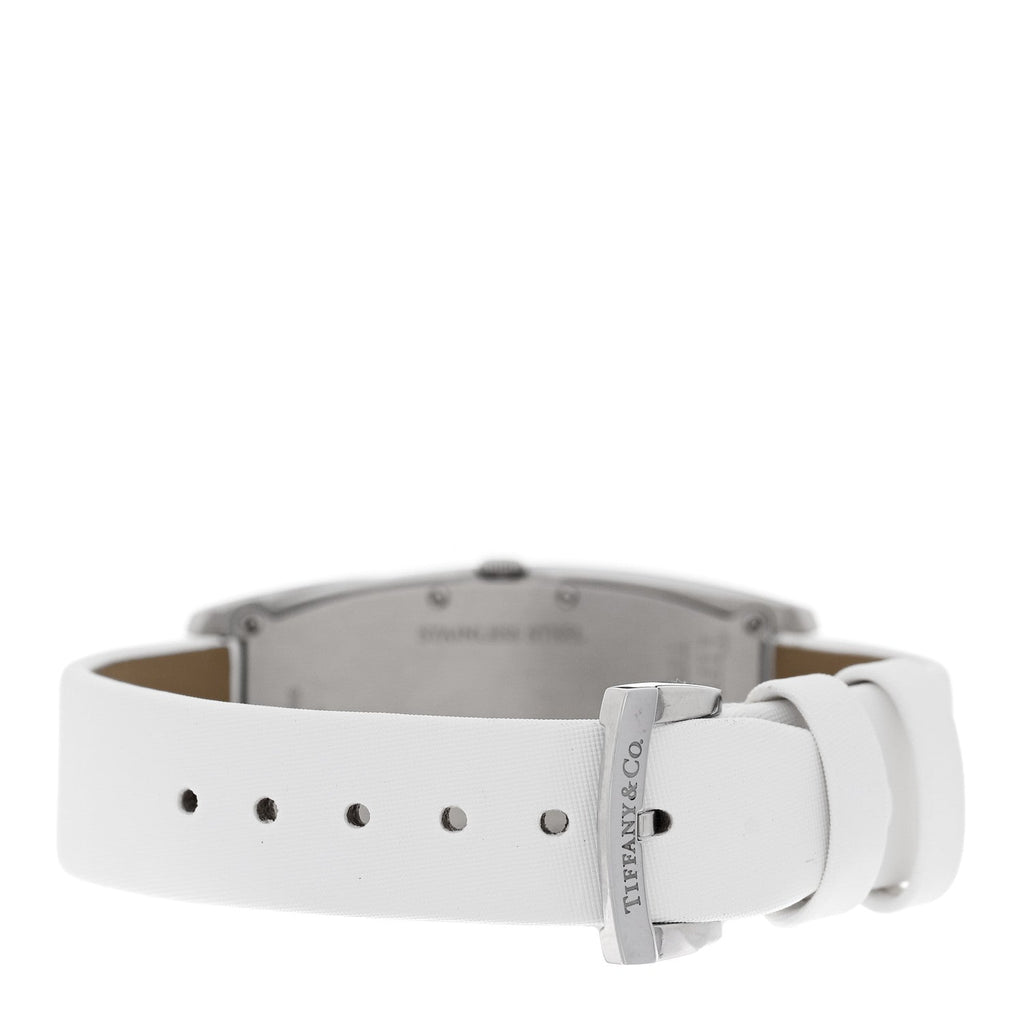 Stainless Steel Satin 22mm Gemea Quartz Watch White