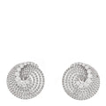 18K White Gold Diamond 4.36ctw Swirl Earrings