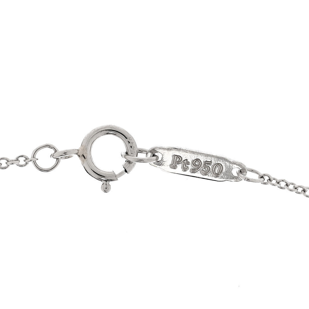 Platinum Diamond .61ct Solitaire Pendant Necklace