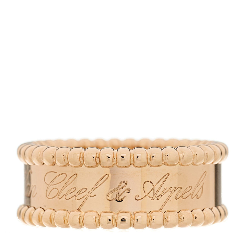 18K Rose Gold Perlee Signature Ring 52 6