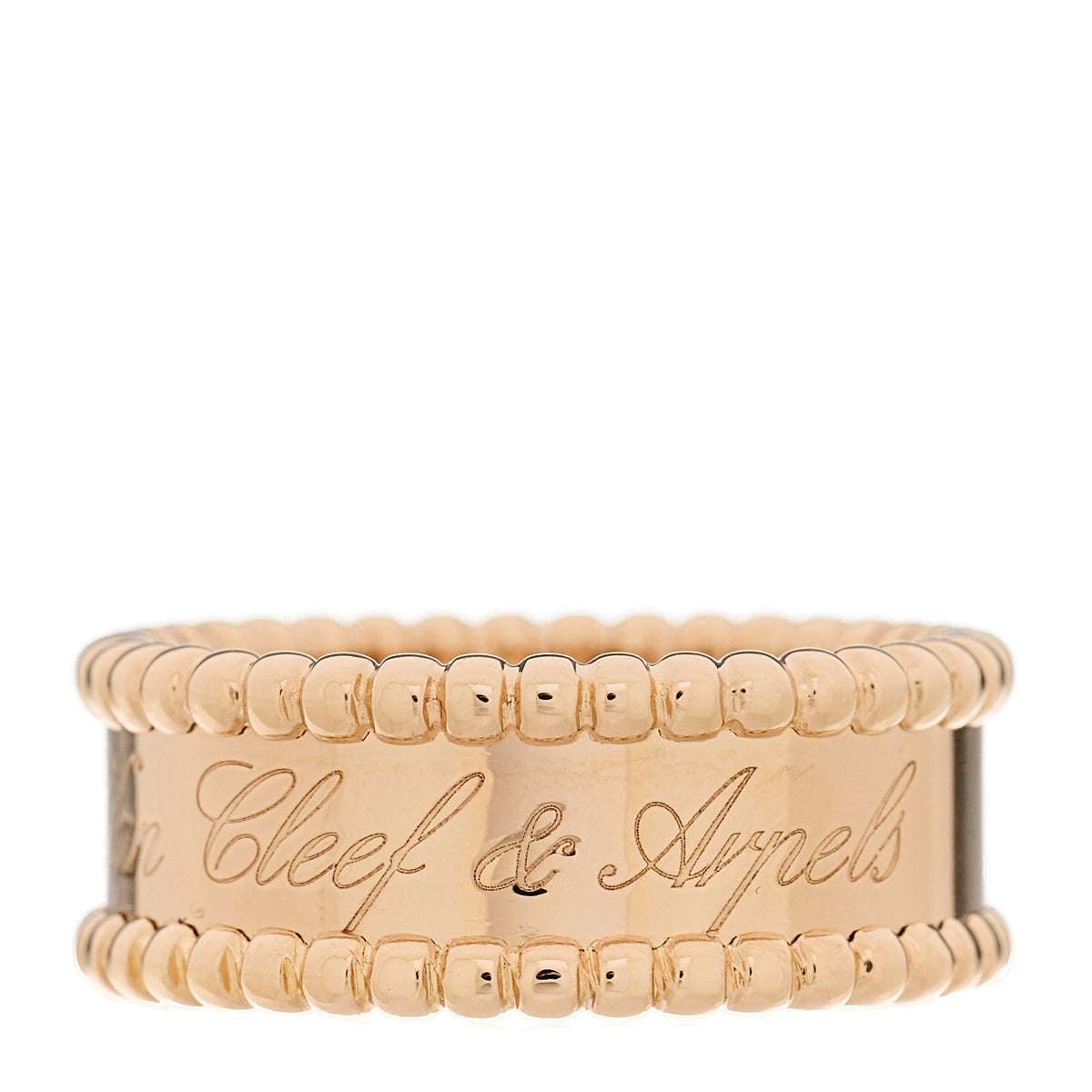 18K Rose Gold Perlee Signature Ring 52 6