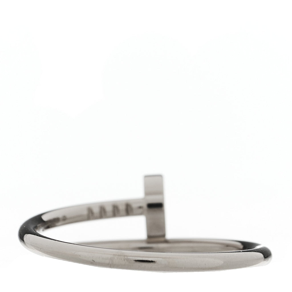 18K White Gold Small Juste Un Clou Ring 59 8.75