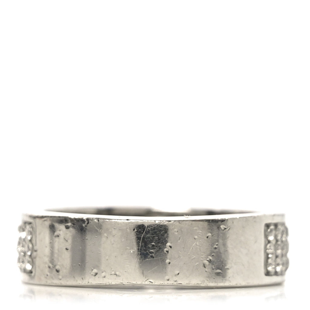 Metal Crystal F is Fendi Ring L Silver