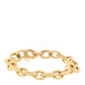 18K Yellow Gold 12mm Large Oval Link Bracelet
