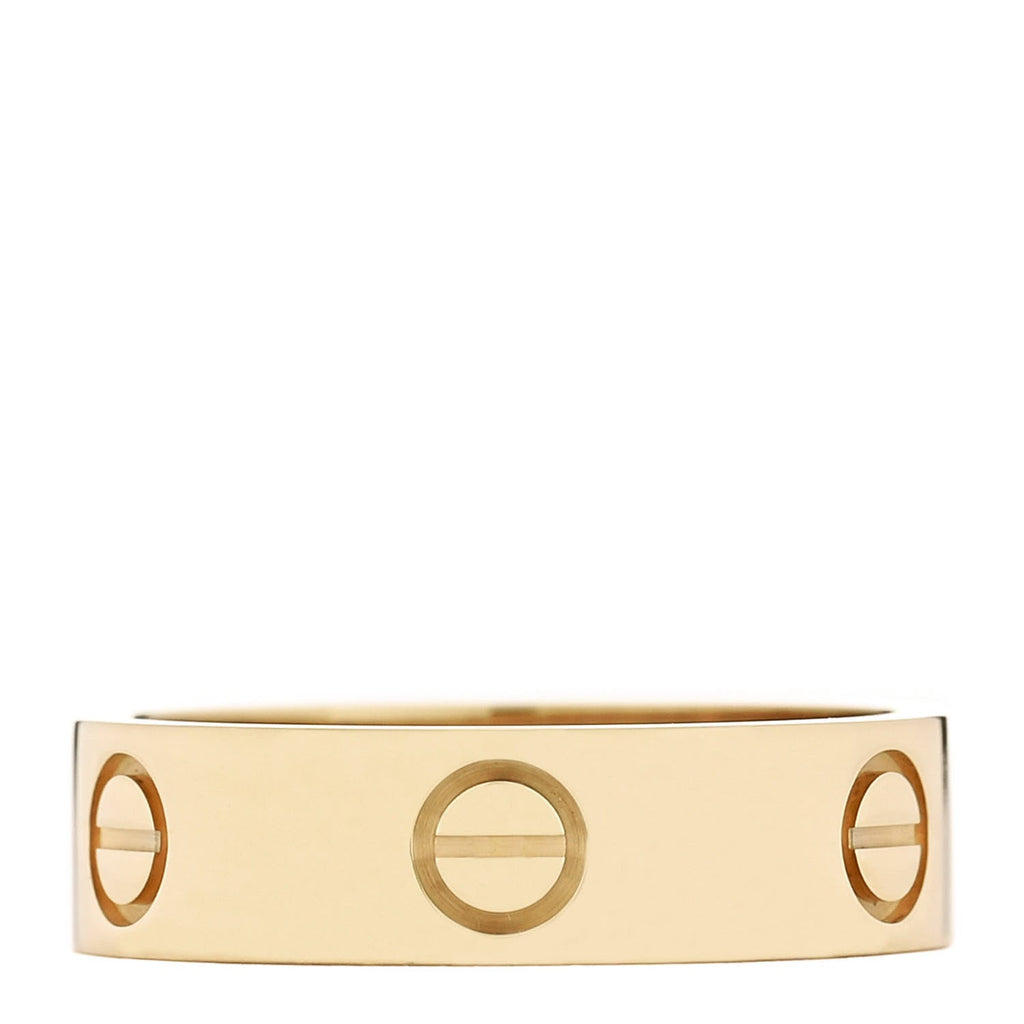 18K Yellow Gold 5.5mm LOVE Ring 56 7.75
