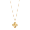 18K Yellow Gold Guilloche Magic Alhambra Long Necklace