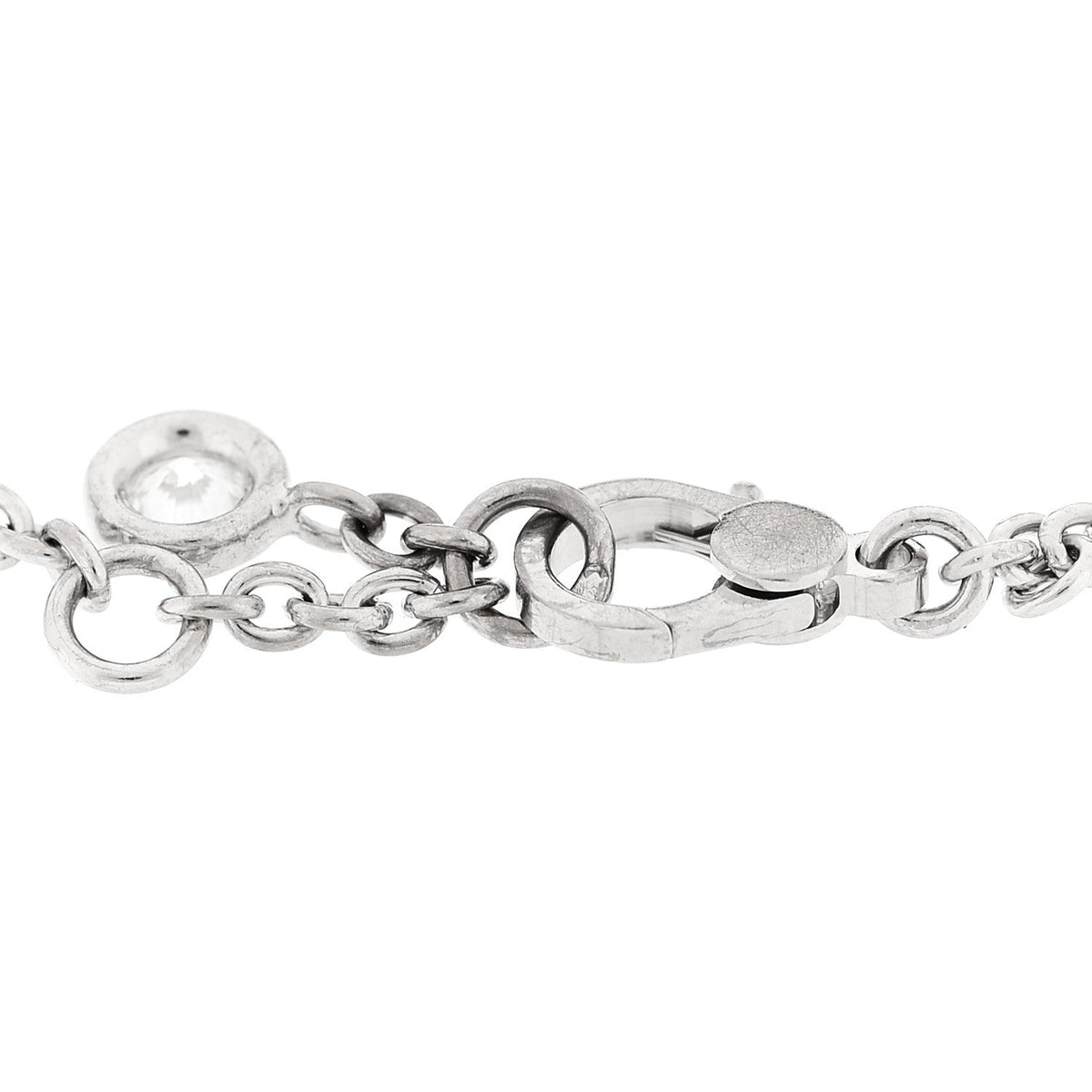 18K White Gold Diamond Finesse Bracelet XS