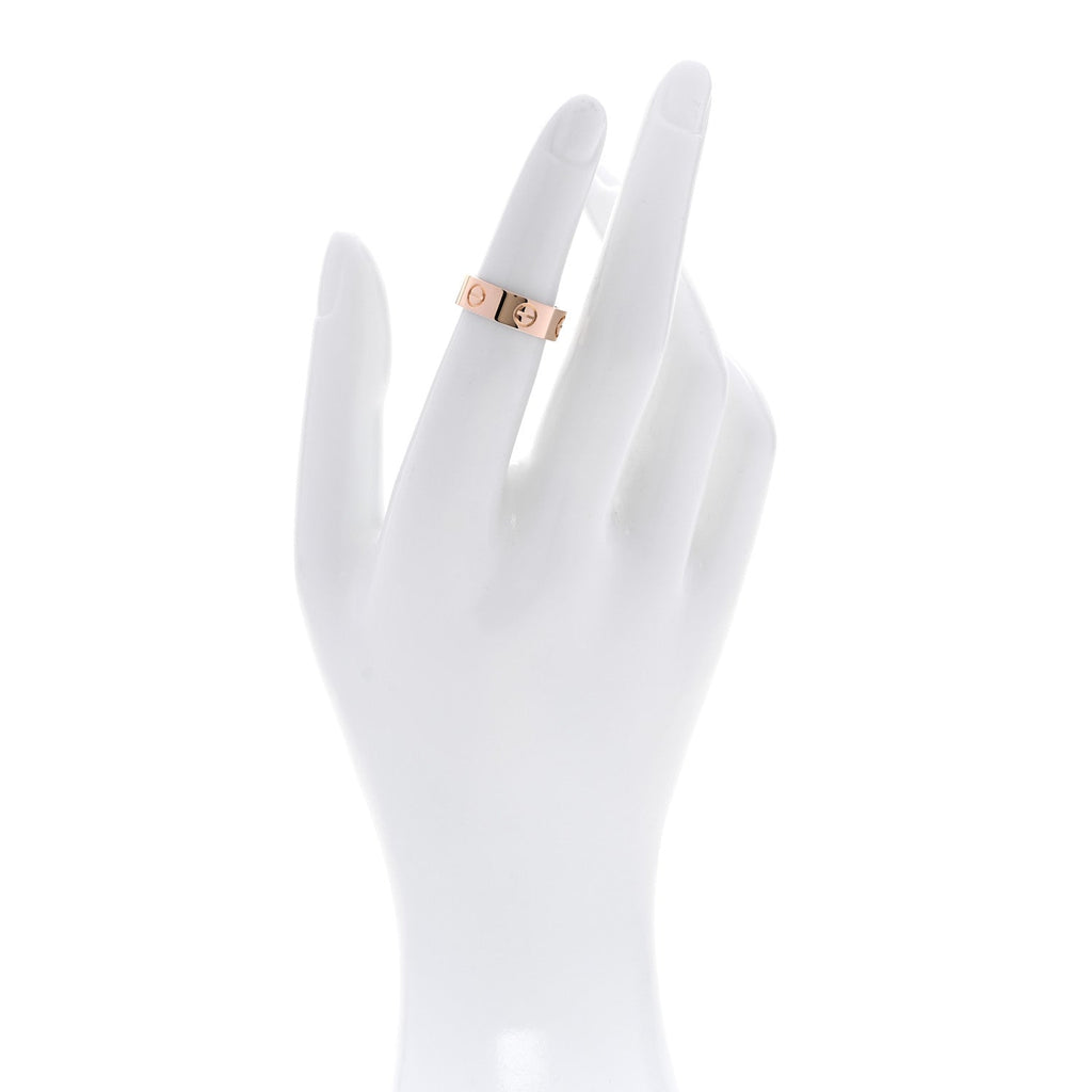 18K Pink Gold 5.5mm LOVE Ring 49 5