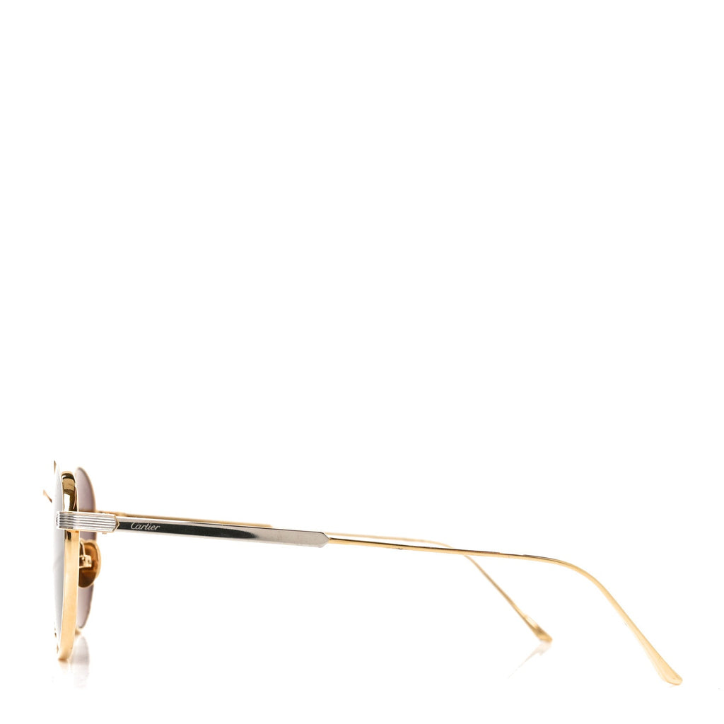 Metal Signature De Cartier Sunglasses CT0009S  Gold
