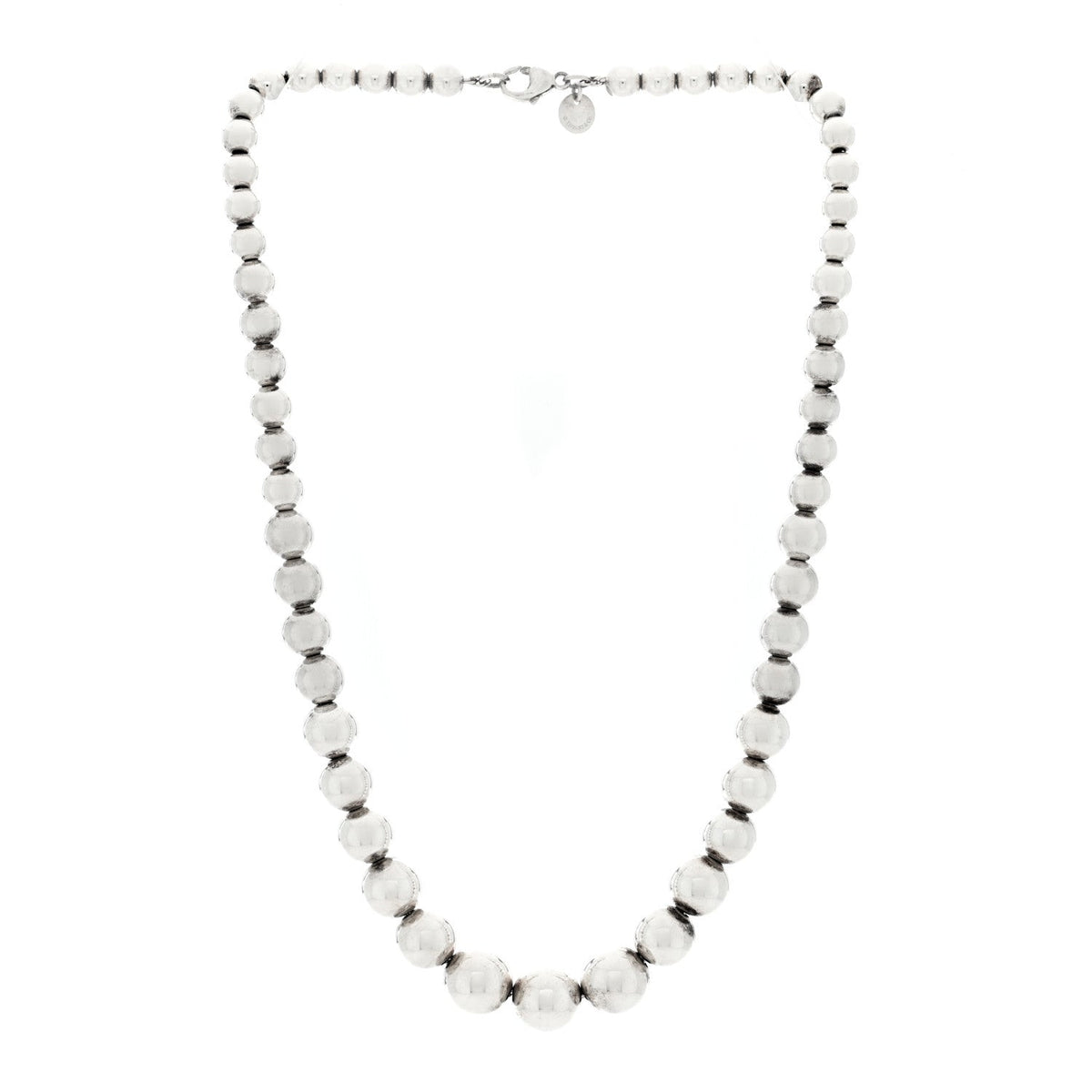 Sterling Silver HardWear Graduated Ball Necklace