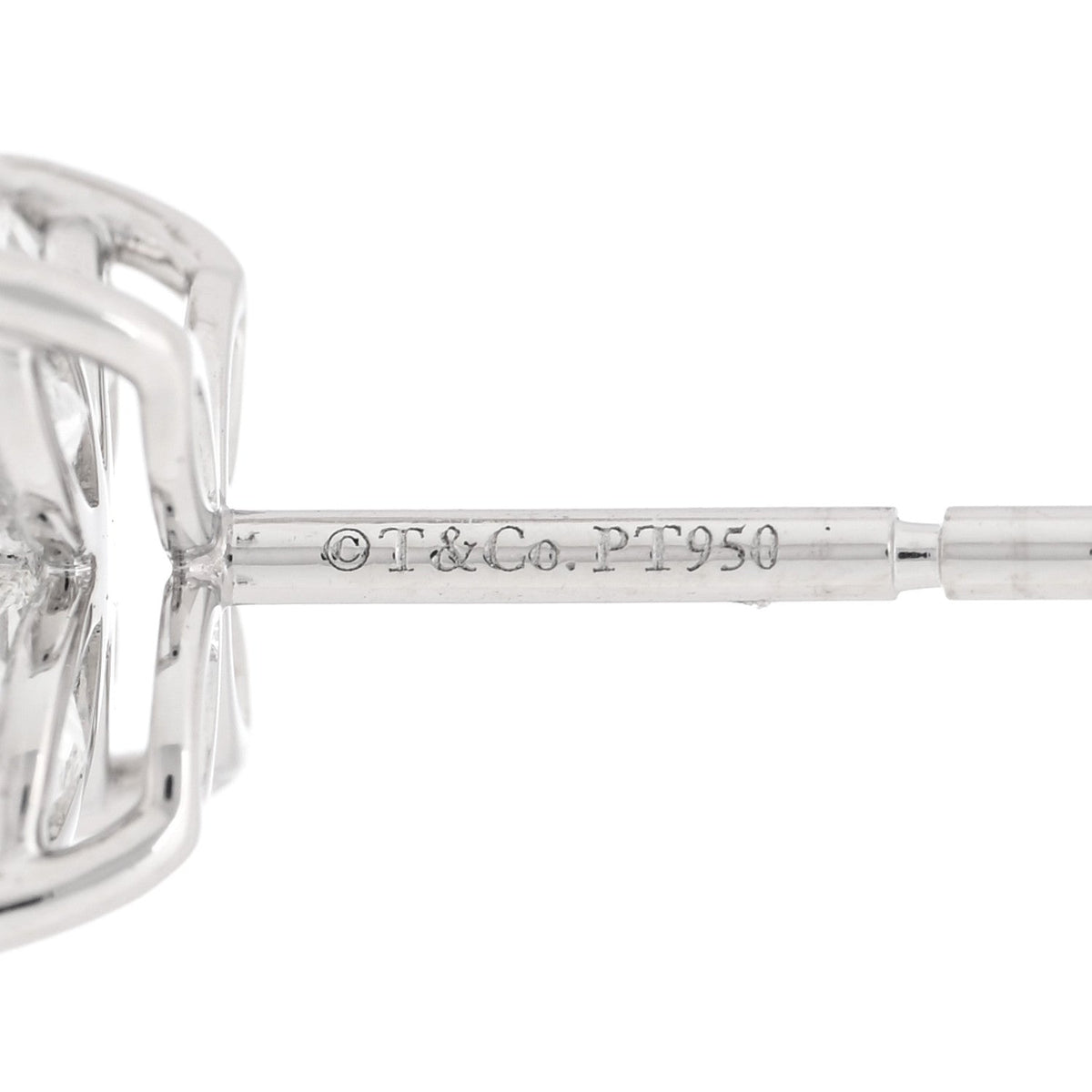 Platinum Diamond .72ct Victoria Earrings