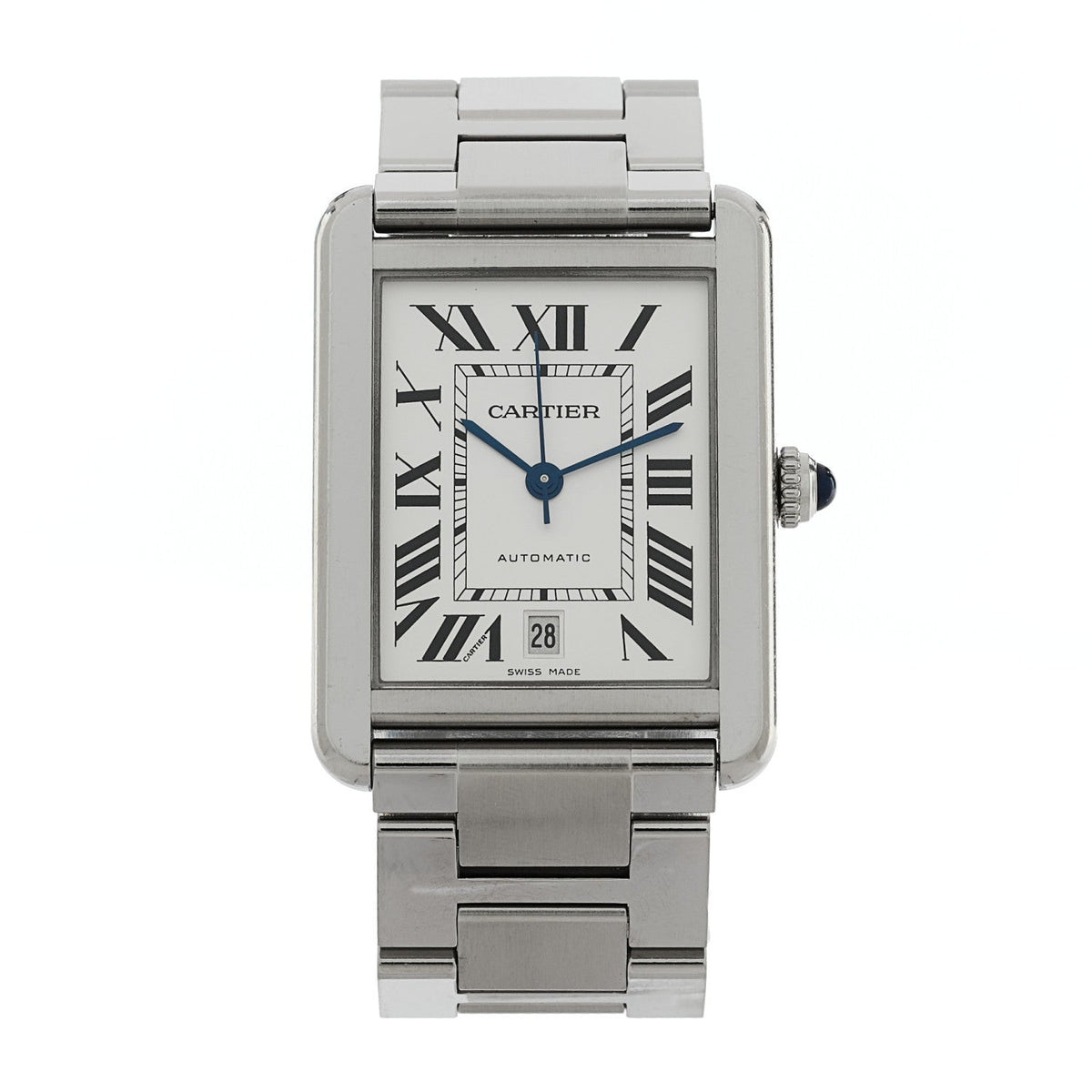 Stainless Steel 31mm Tank Solo Automatic Watch