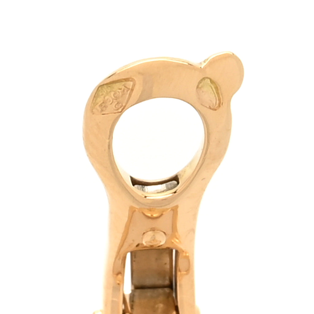 18K Yellow Gold Mother of Pearl Vintage Alhambra Earrings
