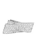 18K White Gold Diamond 1.26ctw Bow Ring 53 6.25