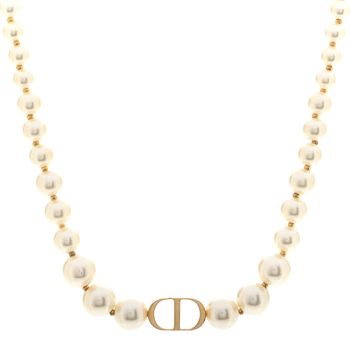 Pearl 30 Montaigne Choker Necklace Gold