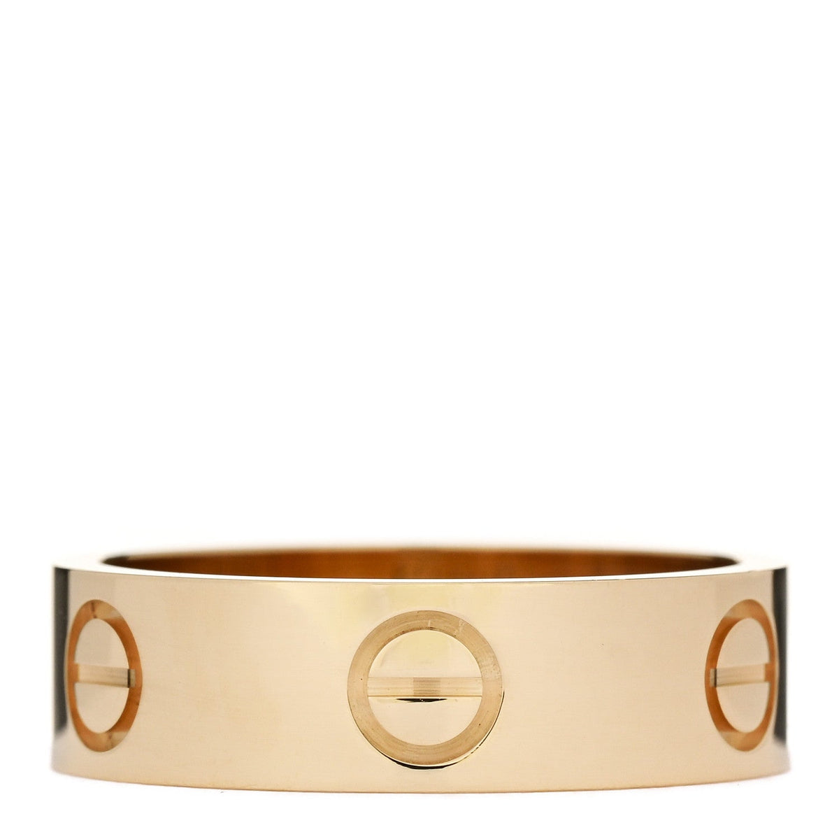 18K Yellow Gold 3.5mm LOVE Wedding Band Ring 47 4