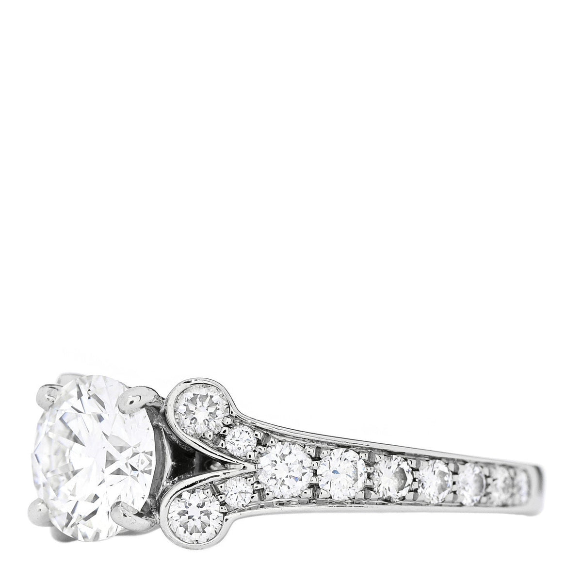 Platinum Diamond .91ct Destinee Engagement Ring 46 3.75