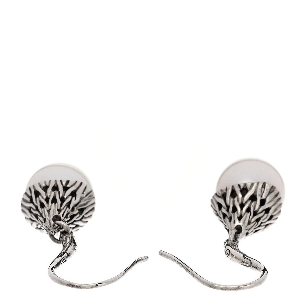 Sterling Silver Freshwater Cultured Pearl Classic Chain Drop Earrings