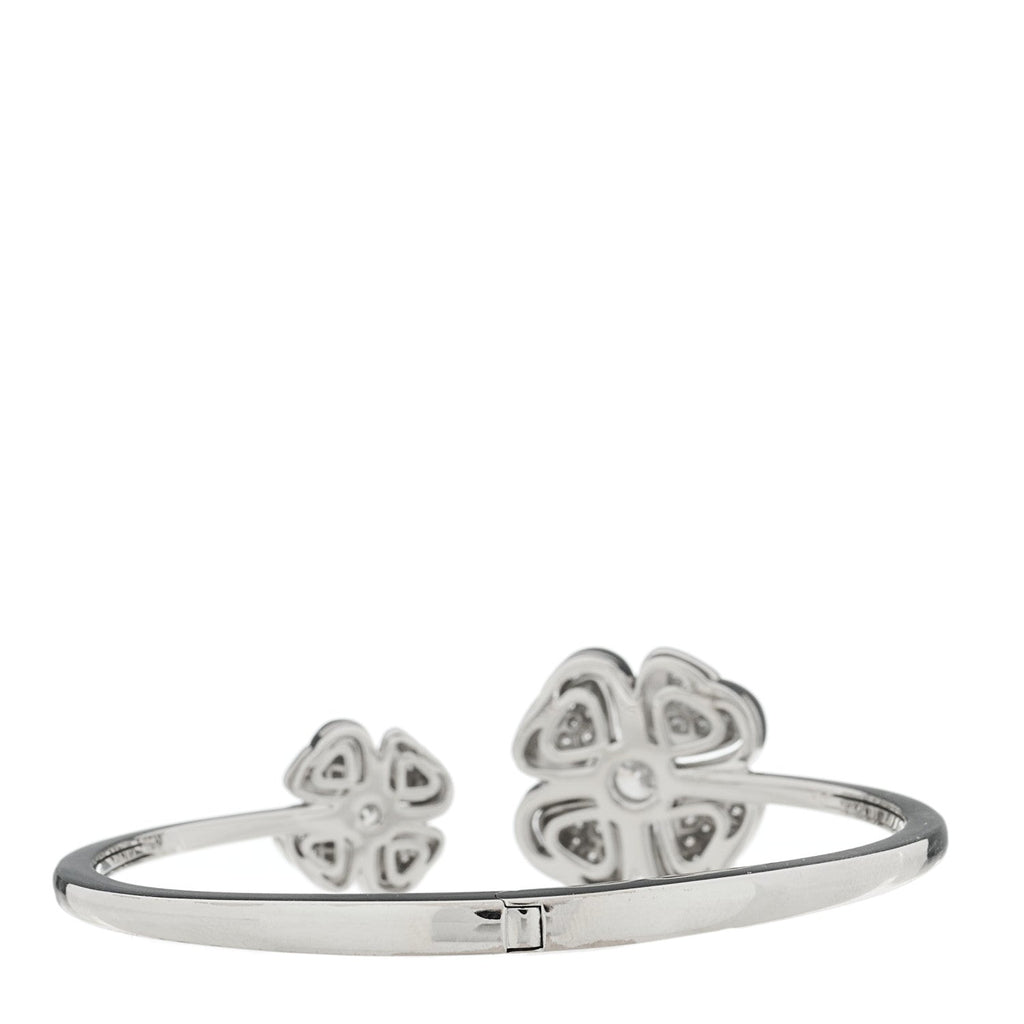 18K White Gold Diamond 1.39ctw Fiorever Bracelet S