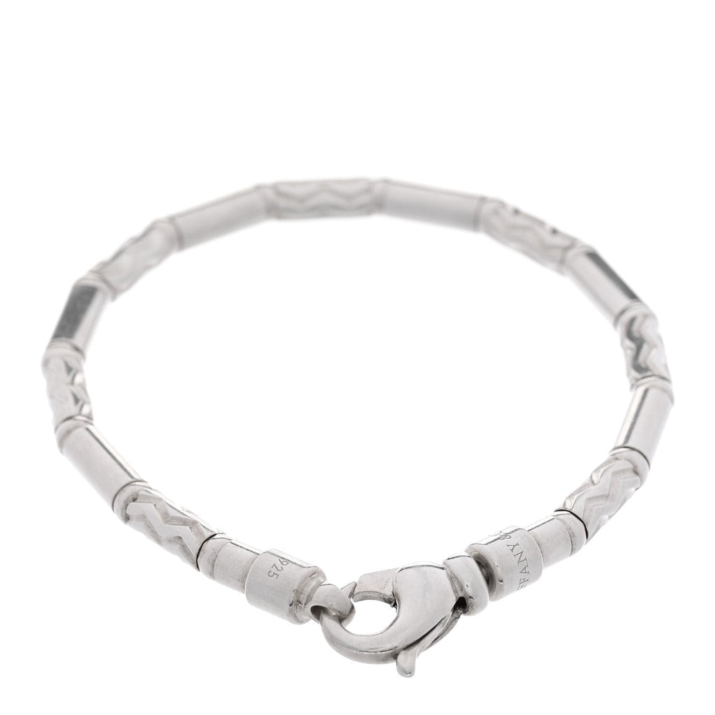 Sterling Silver Aztec Zig Zag Bracelet