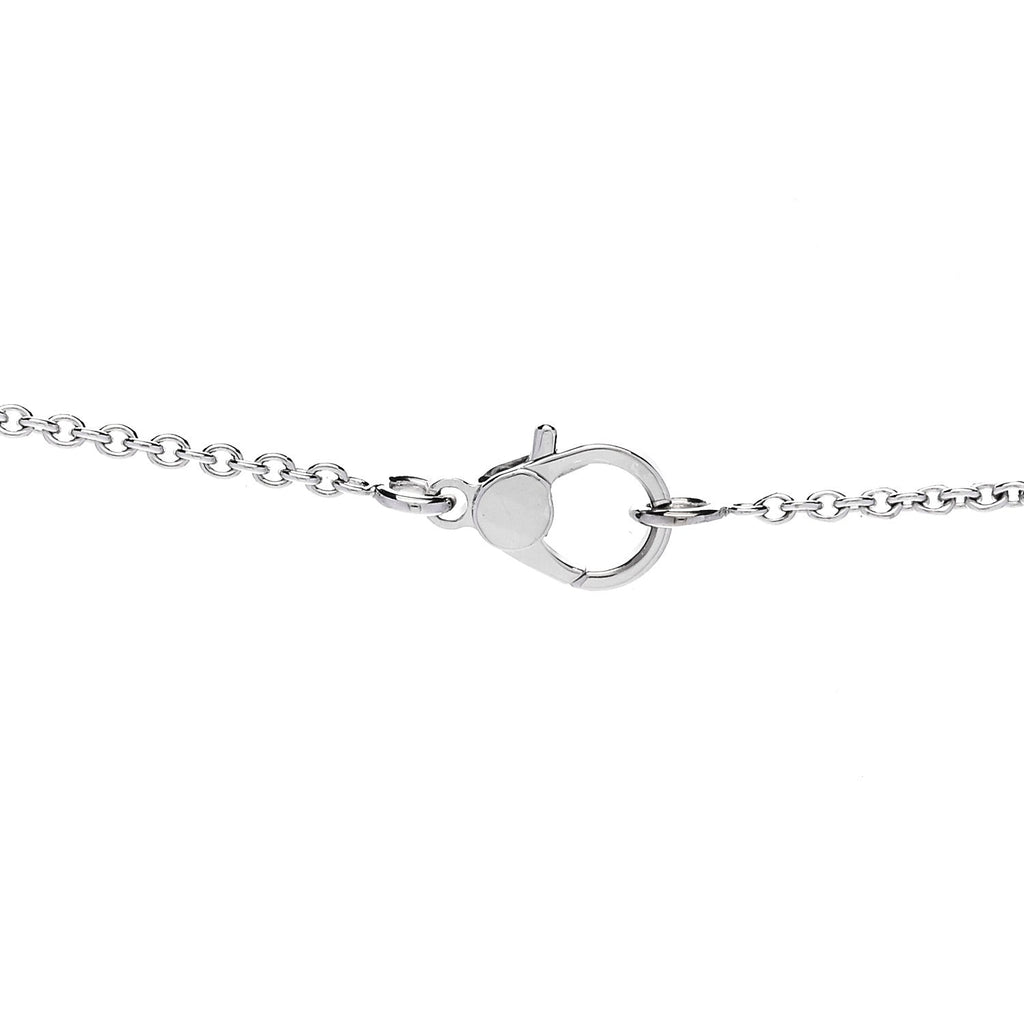 18K White Gold Diamond Finesse Pendant Necklace