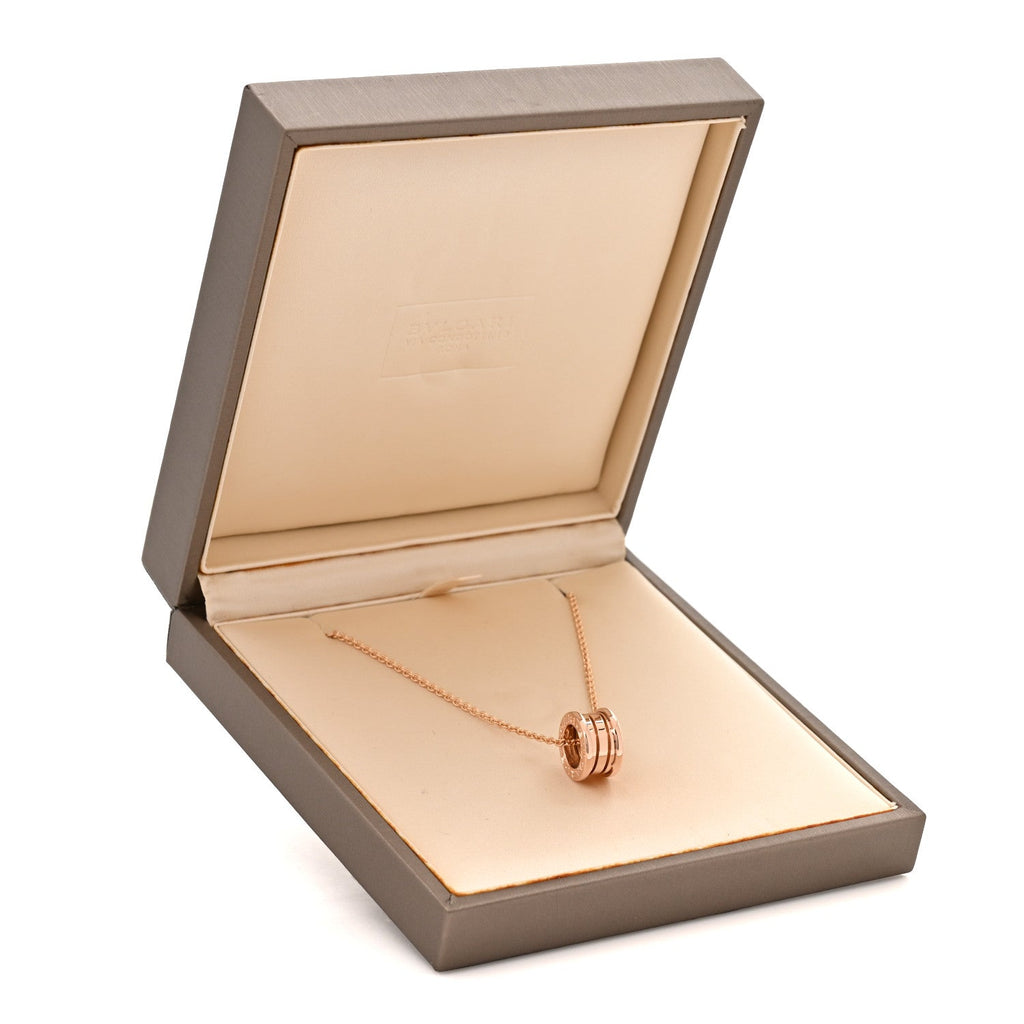 18K Rose Gold B.Zero1 Pendant Necklace