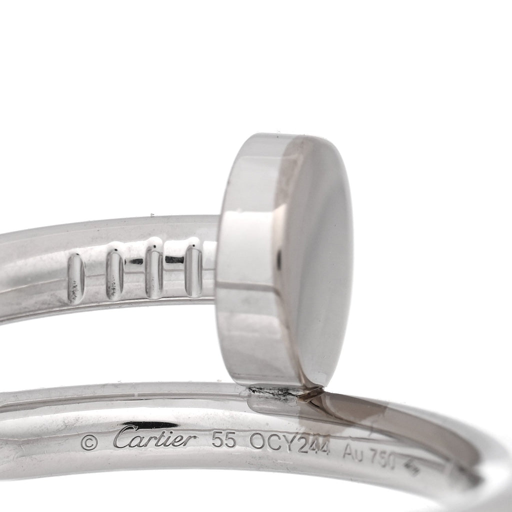 18K White Gold Juste Un Clou Ring 60 9