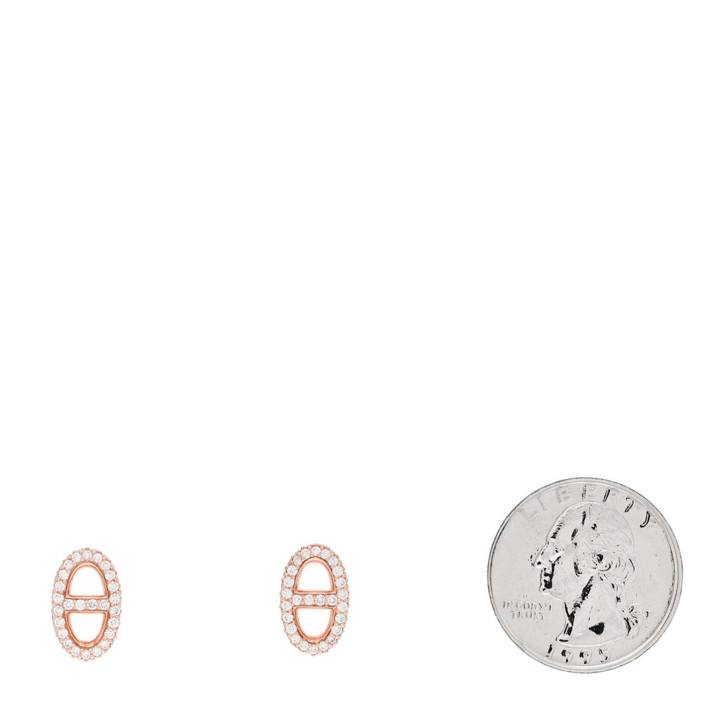 18K Rose Gold Diamond New Farandole Earrings