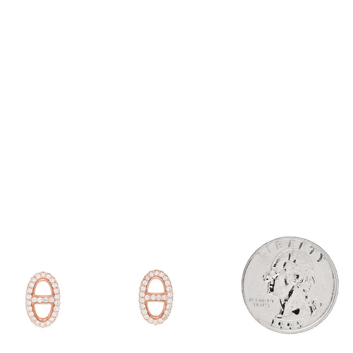 18K Rose Gold Diamond New Farandole Earrings