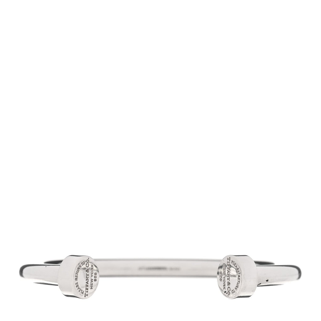 Sterling Silver Return to Tiffany Narrow Circle Edge Cuff Bracelet