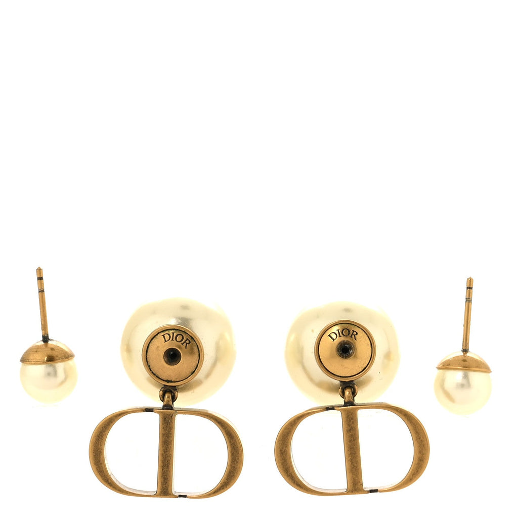 Pearl Mise En Dior CD Tribal Earrings