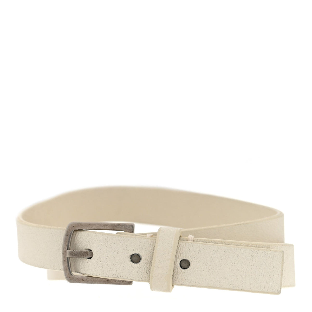 Calfskin J'adior Double Bracelet White Turquoise