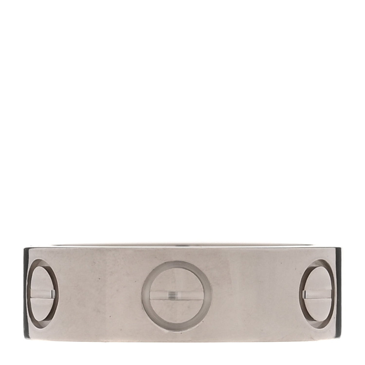 18K White Gold 5.5mm LOVE Ring 49 5