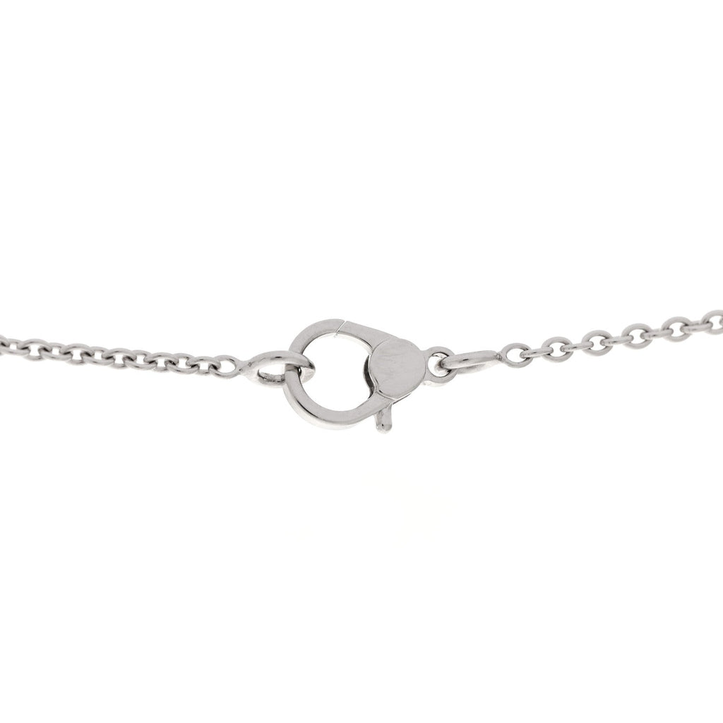 18K White Gold Diamond Finesse Pendant Necklace
