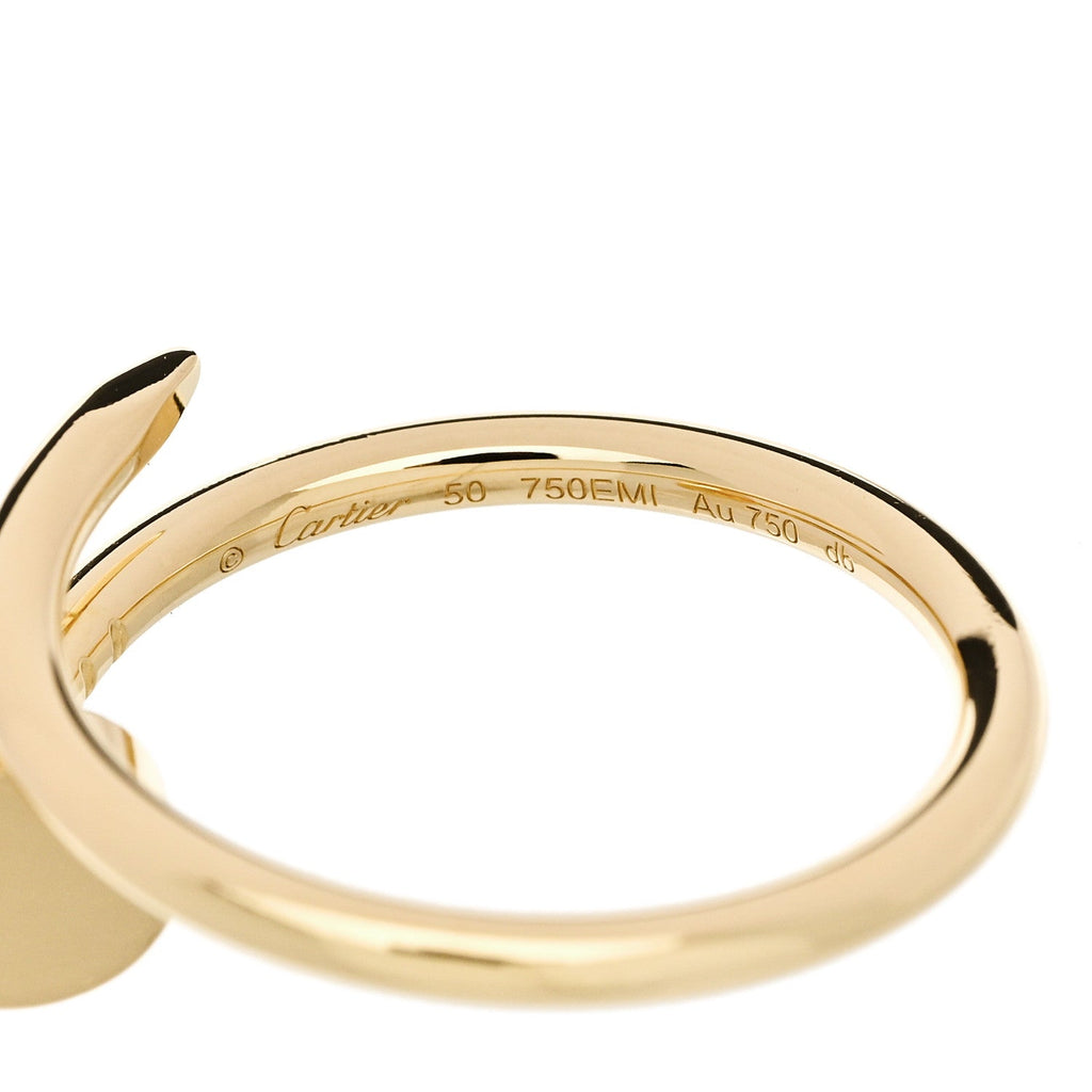 18K Yellow Gold Small Juste Un Clou Ring 50 5.25