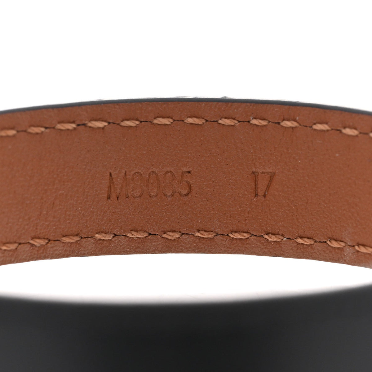 Calfskin Iconic Bracelet 17 Black