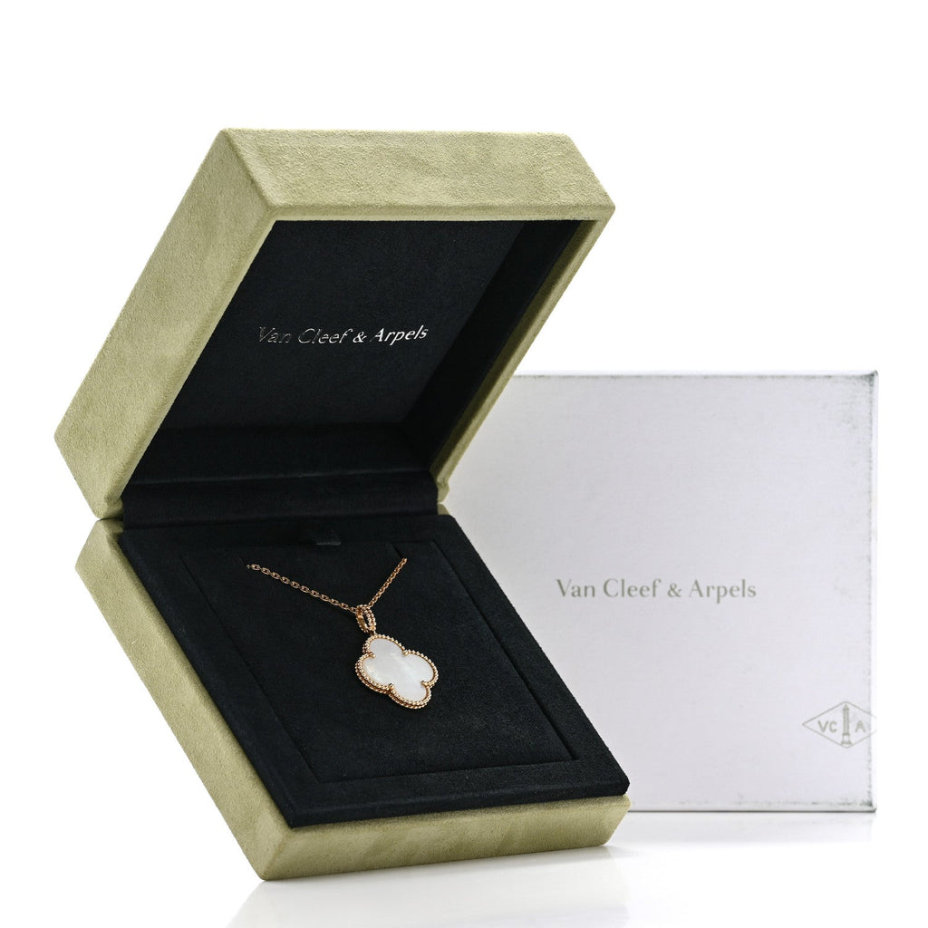 18K Yellow Gold Mother of Pearl Magic Alhambra Long Necklace