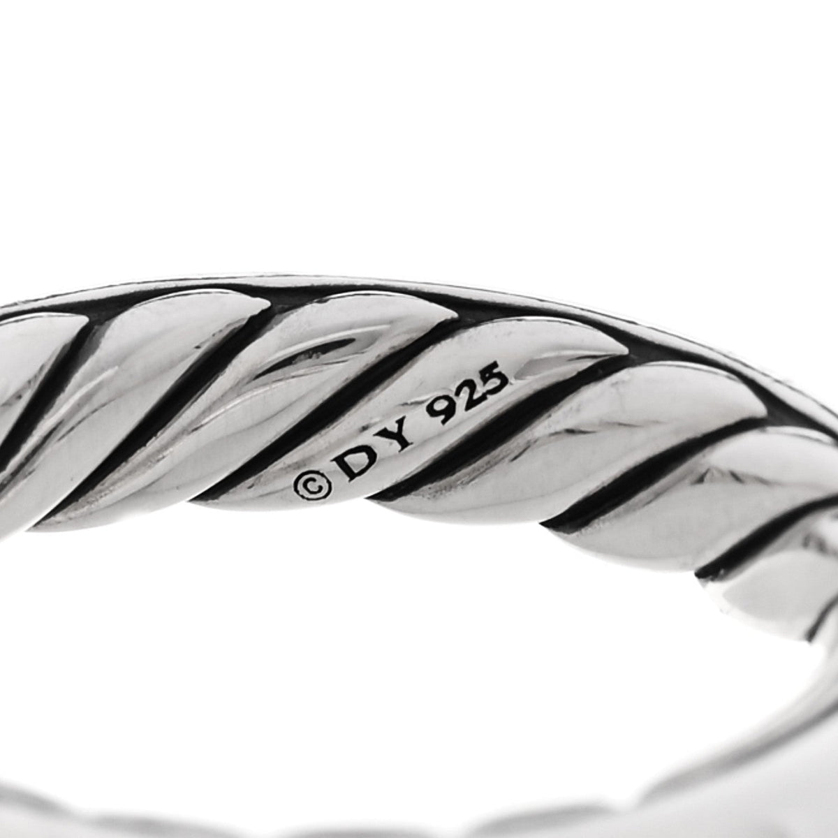 Sterling Silver Cable Classics Band Ring 48 4.5