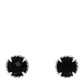Sterling Silver Black Onyx 8mm Chatelaine Earrings