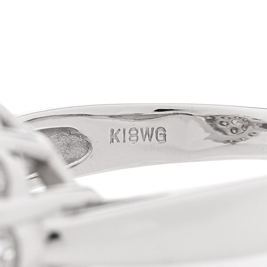 18K White Gold Diamond 2.00ctw Ring 58 8.25