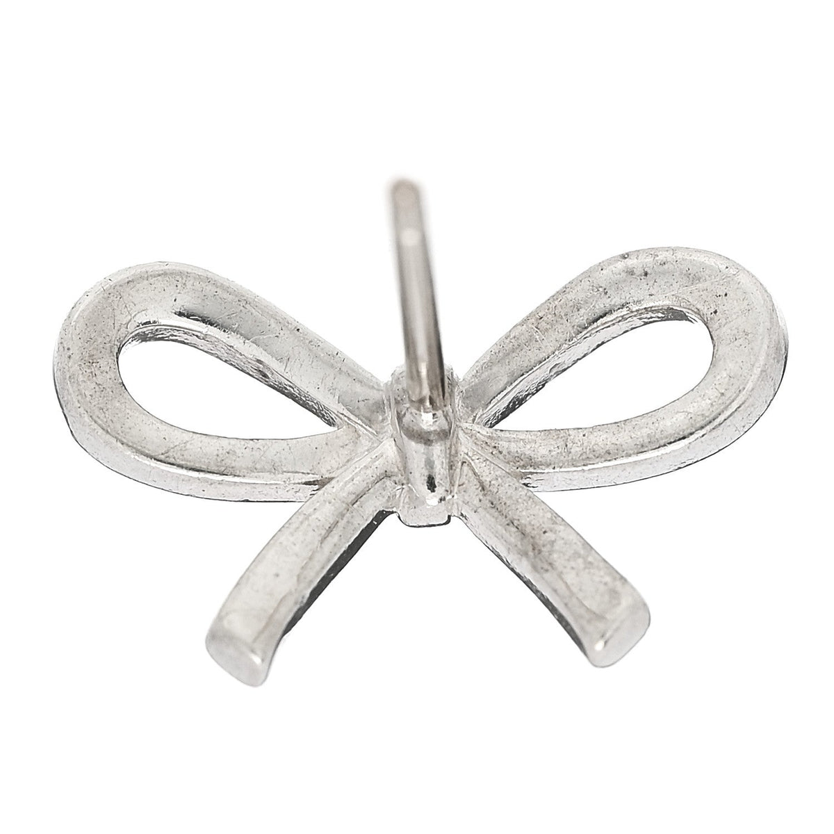 Sterling Silver Bow Earrings