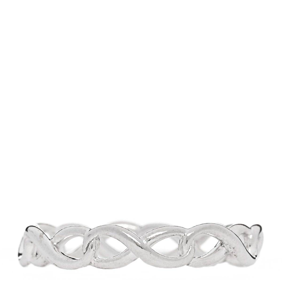 Sterling Silver Narrow Infinity Band Ring 49 5