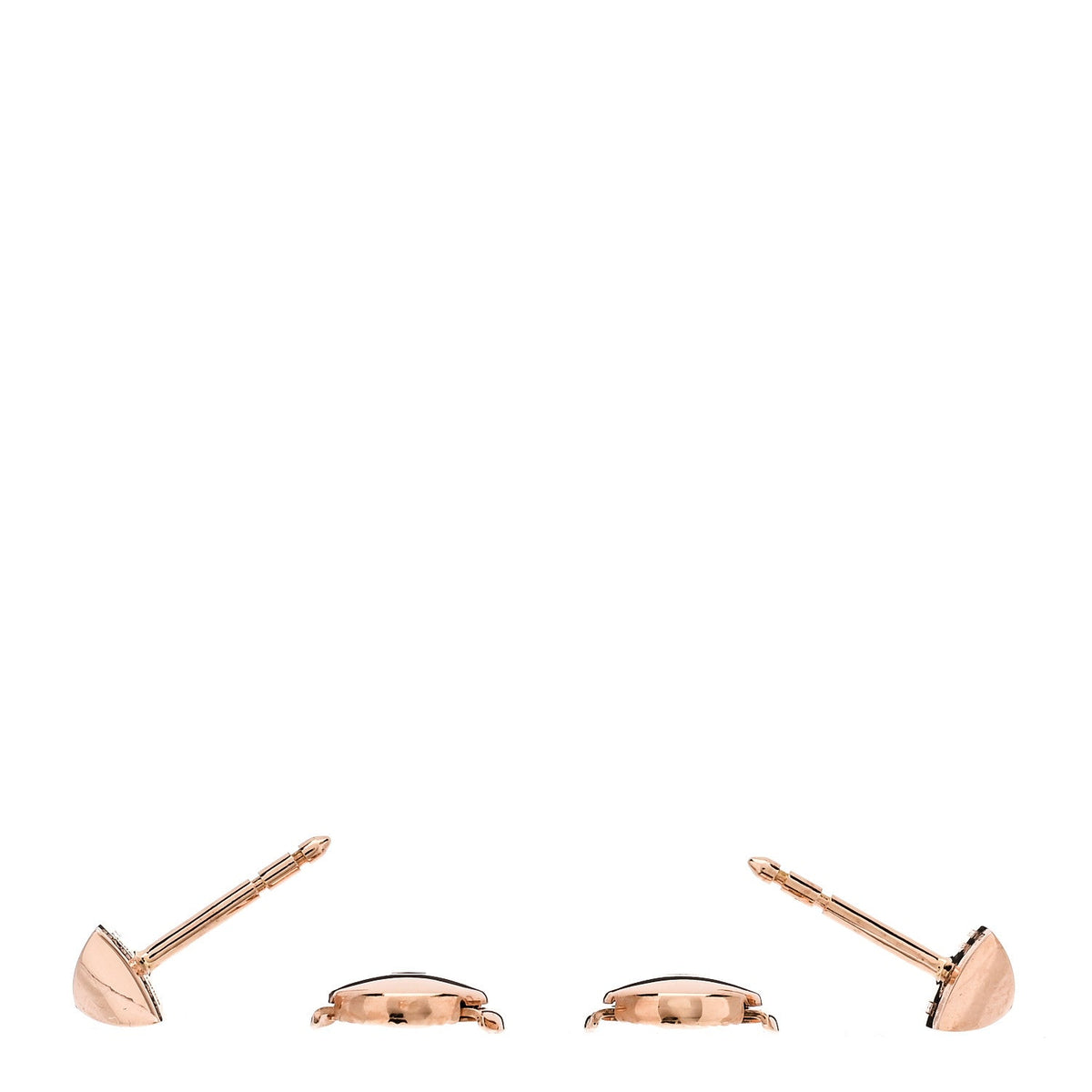 18K Rose Gold Clou d'H Stud Earrings
