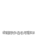 18K White Gold Diamond 5.50ctw Emerald Marquis Oval Pear Princess Cut Bracelet