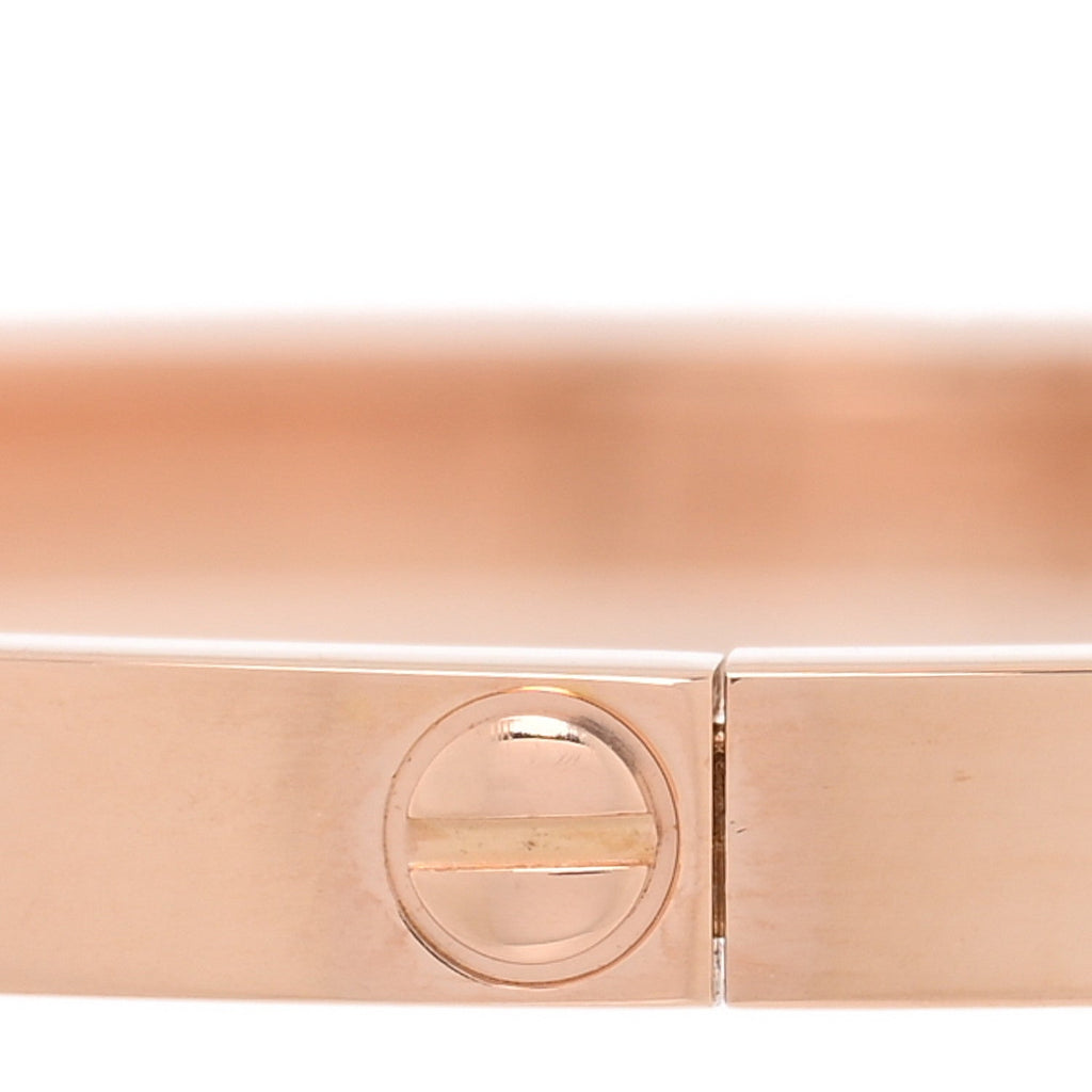 18K Pink Gold Small LOVE Bracelet 15