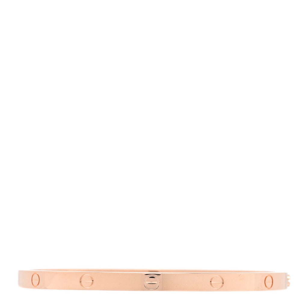 18K Pink Gold Small LOVE Bracelet 15