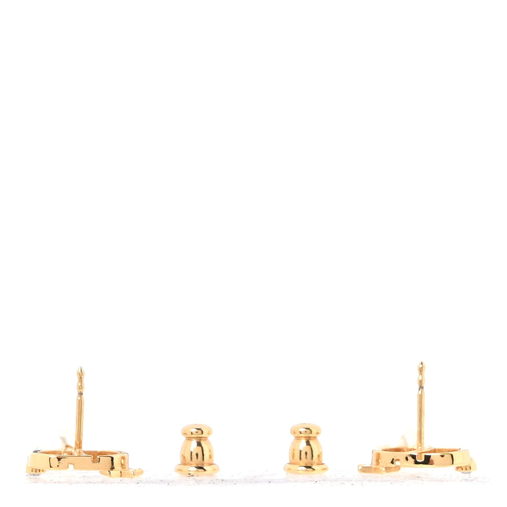 Pearl Petit CD Earrings Gold